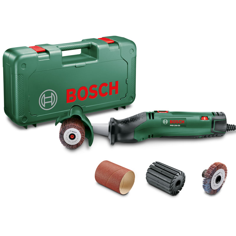 Grana 80 Bosch Accessorio per Rullo Abrasivo Bussola per PRR 250 ES