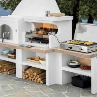 Barbecue in cemento Gargano 3 con forno Palazzetti - Almanacco