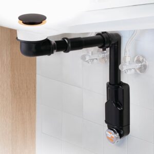 Sifone Spazio Bagno NT + Piletta Basket Bagno Bassa | Lira