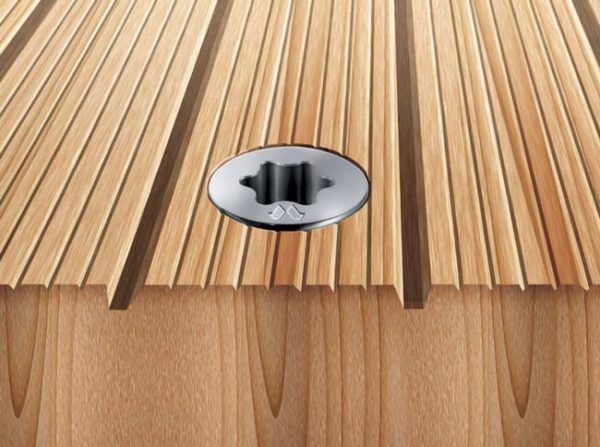 Panelvit® PF INOX per terrazze in legno Mustad