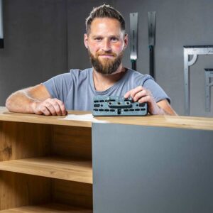 giunzioni eccentriche per mobili